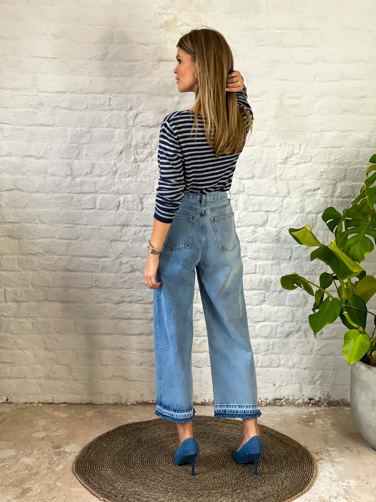 Vince hi-rise wide leg jeans