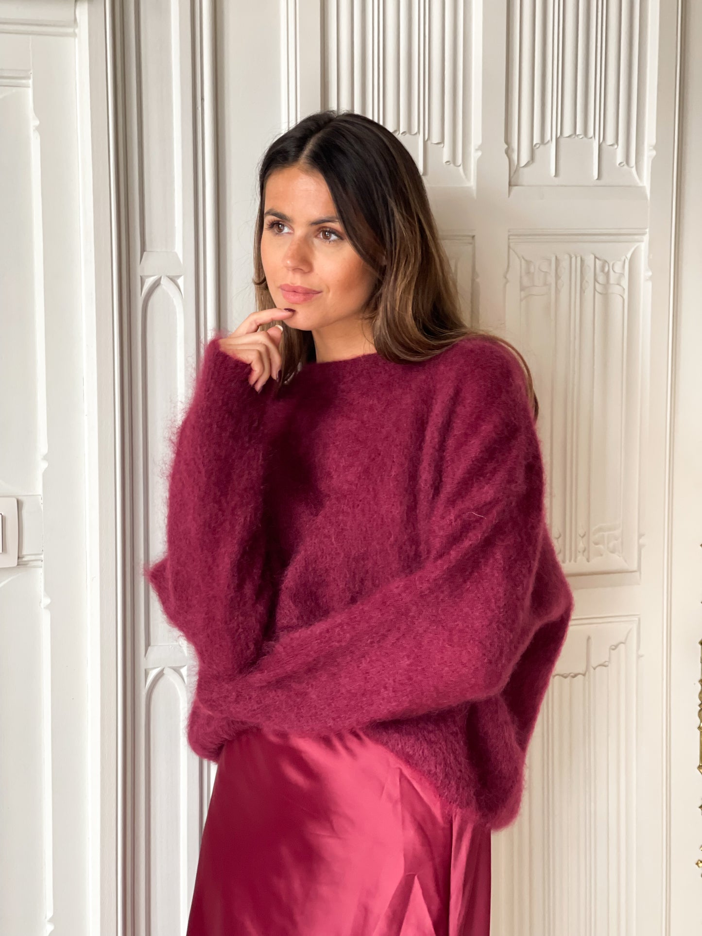 Cécille Pull Burgundy