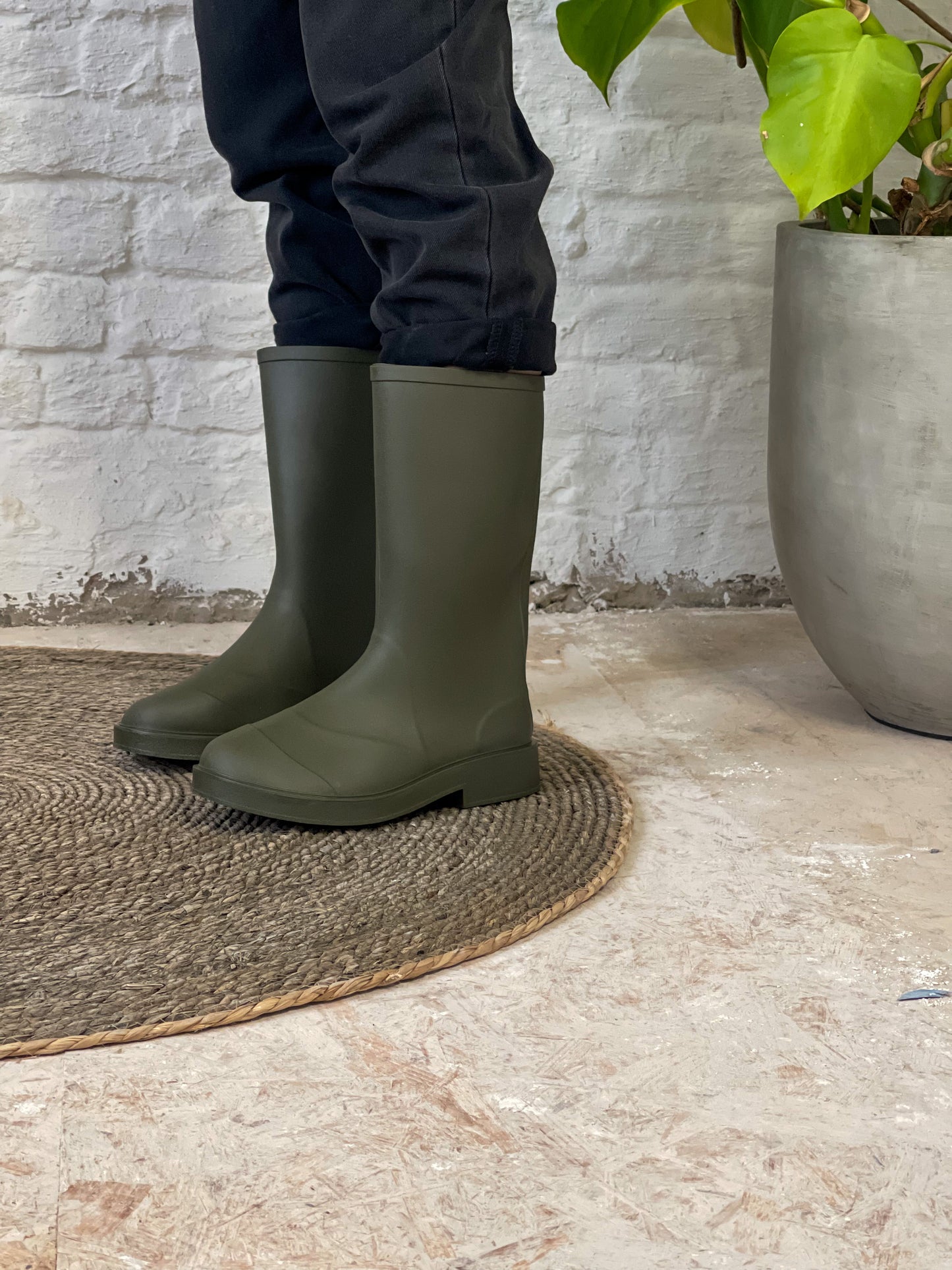 Bottines kaki