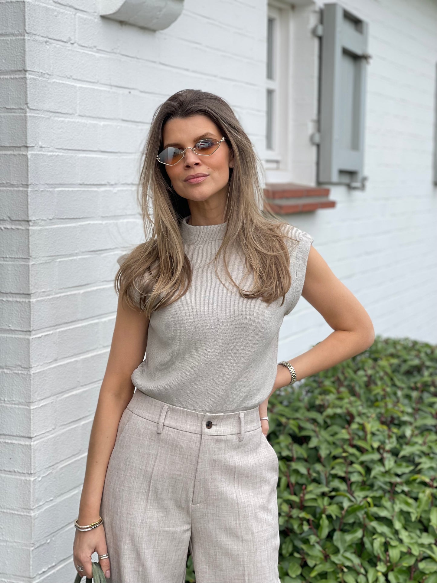Liv T-Shirt Beige
