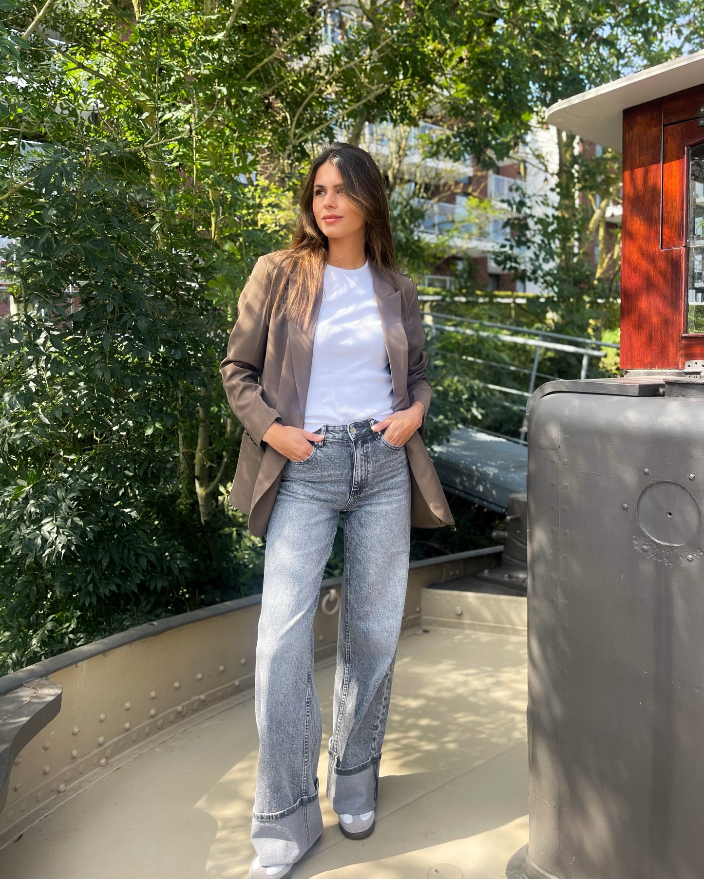 Roxanne Jeans Grijs