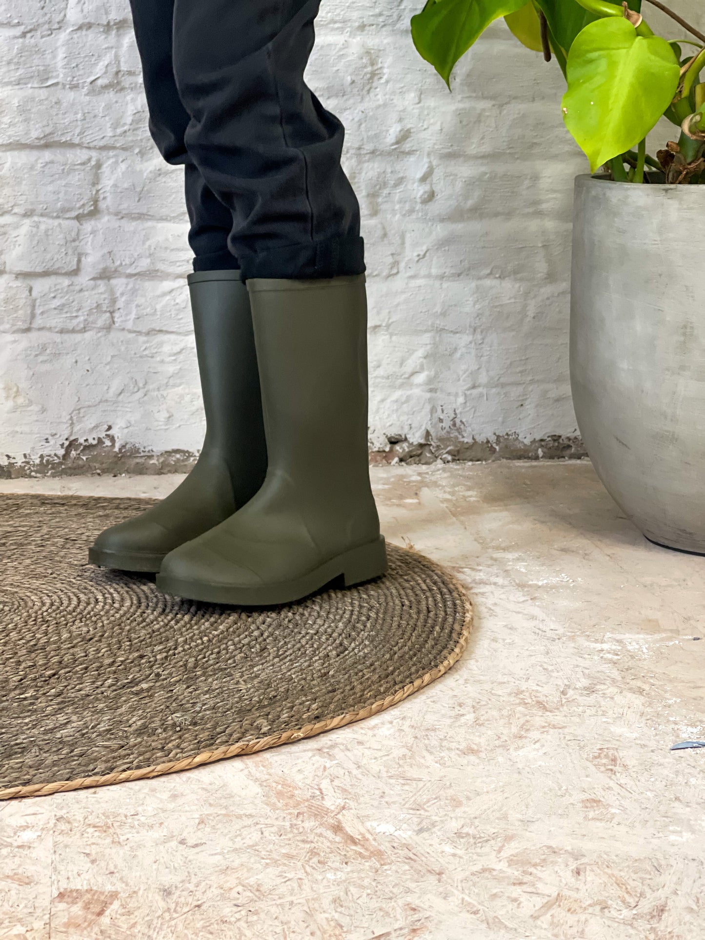 Bottines kaki