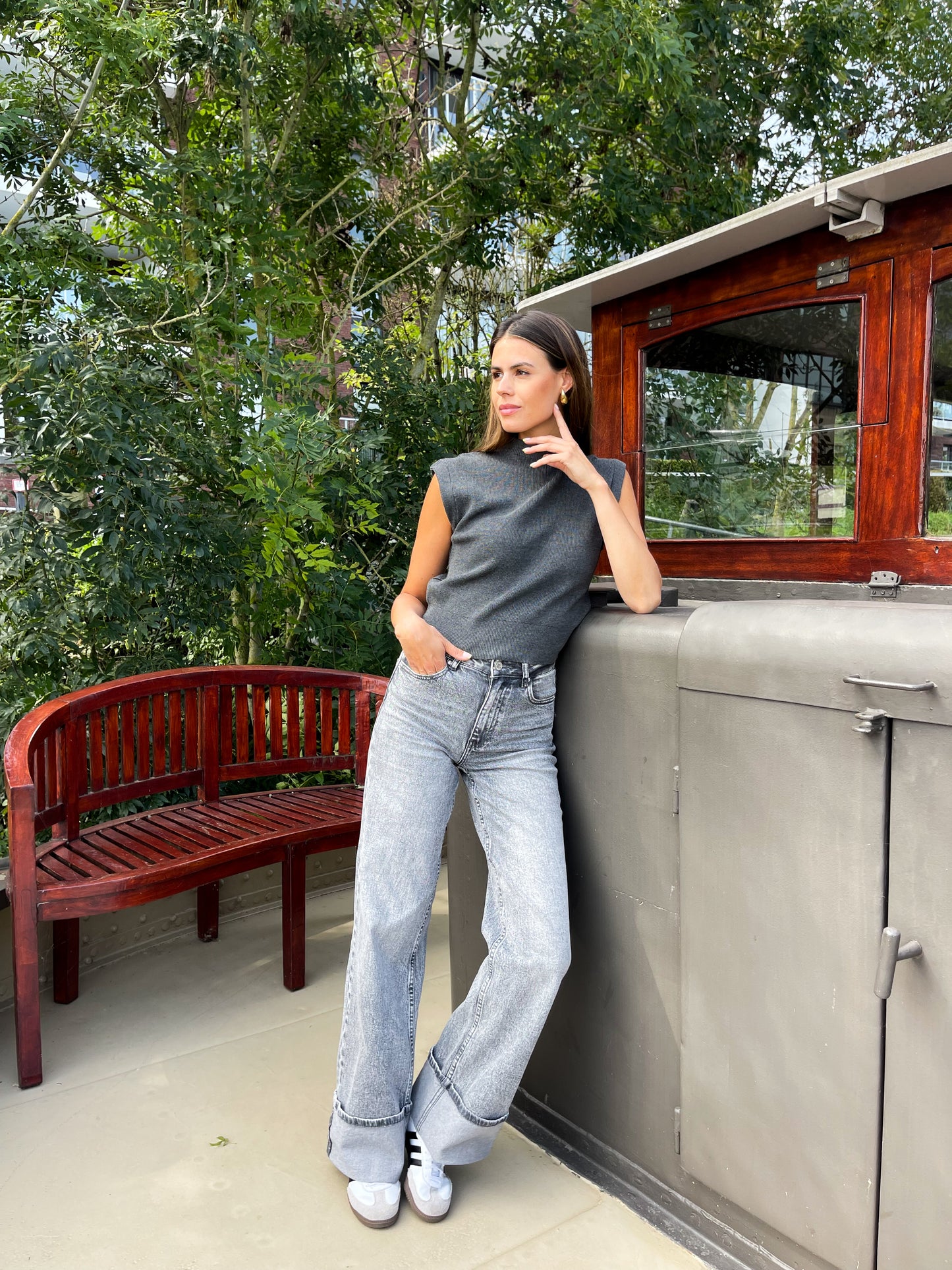 Roxanne Jeans Grijs