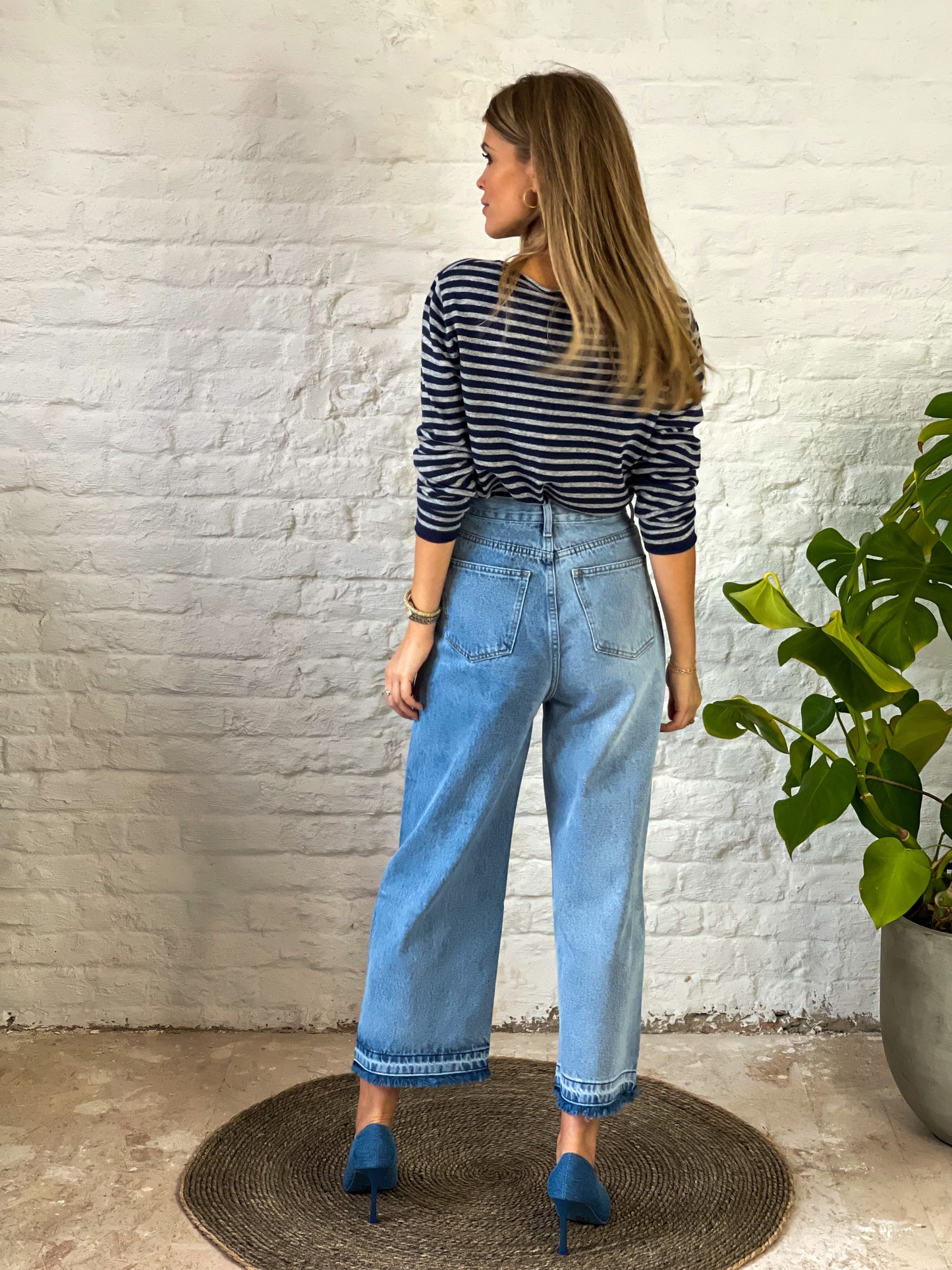 Vince hi-rise wide leg jeans