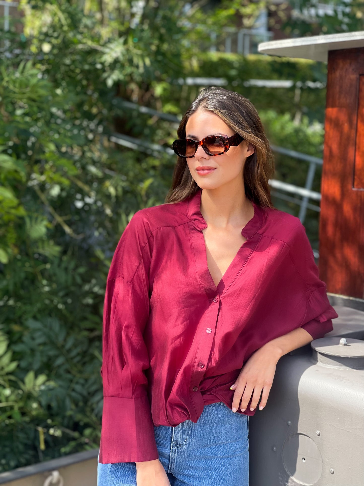 Jessy blouse Burgundy