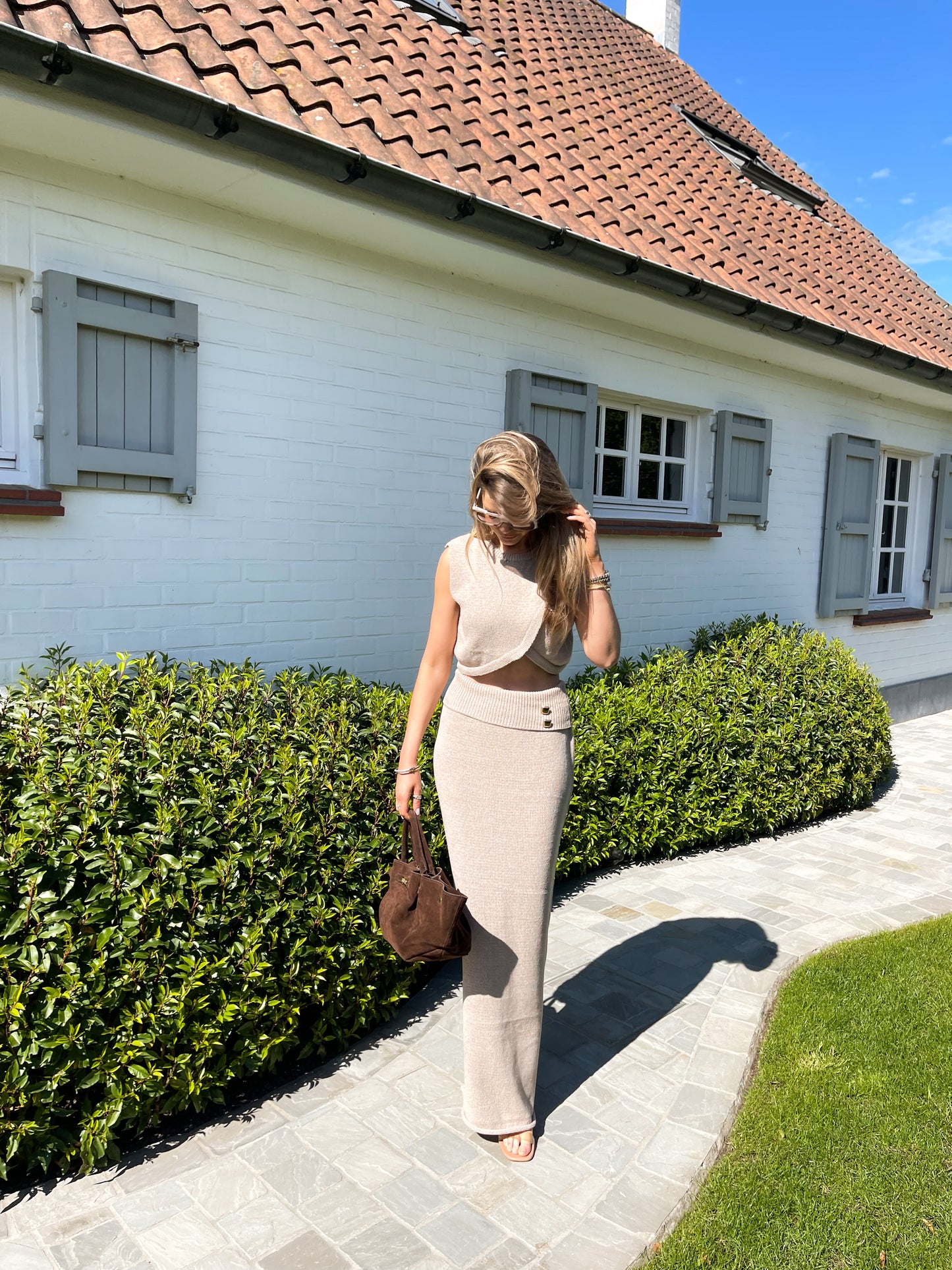 Romy set taupe