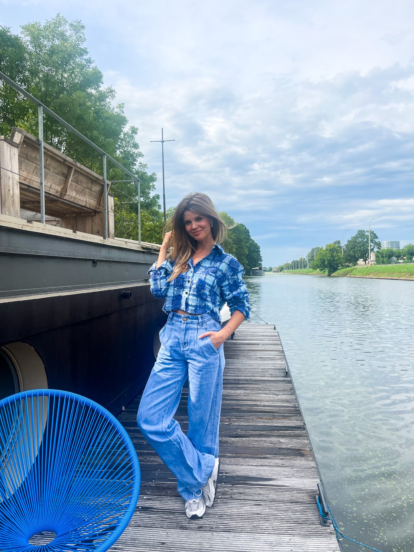 Lauren jeans blauw
