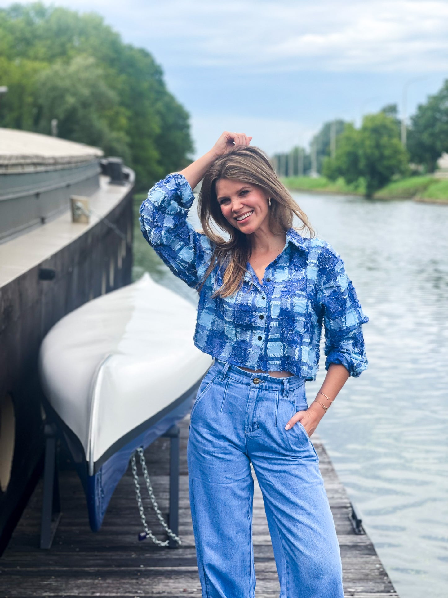 Lauren jeans blauw