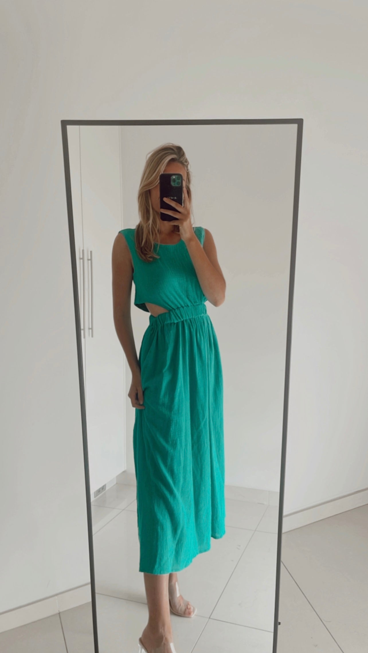 ISABELLA DRESS TURQUOISE