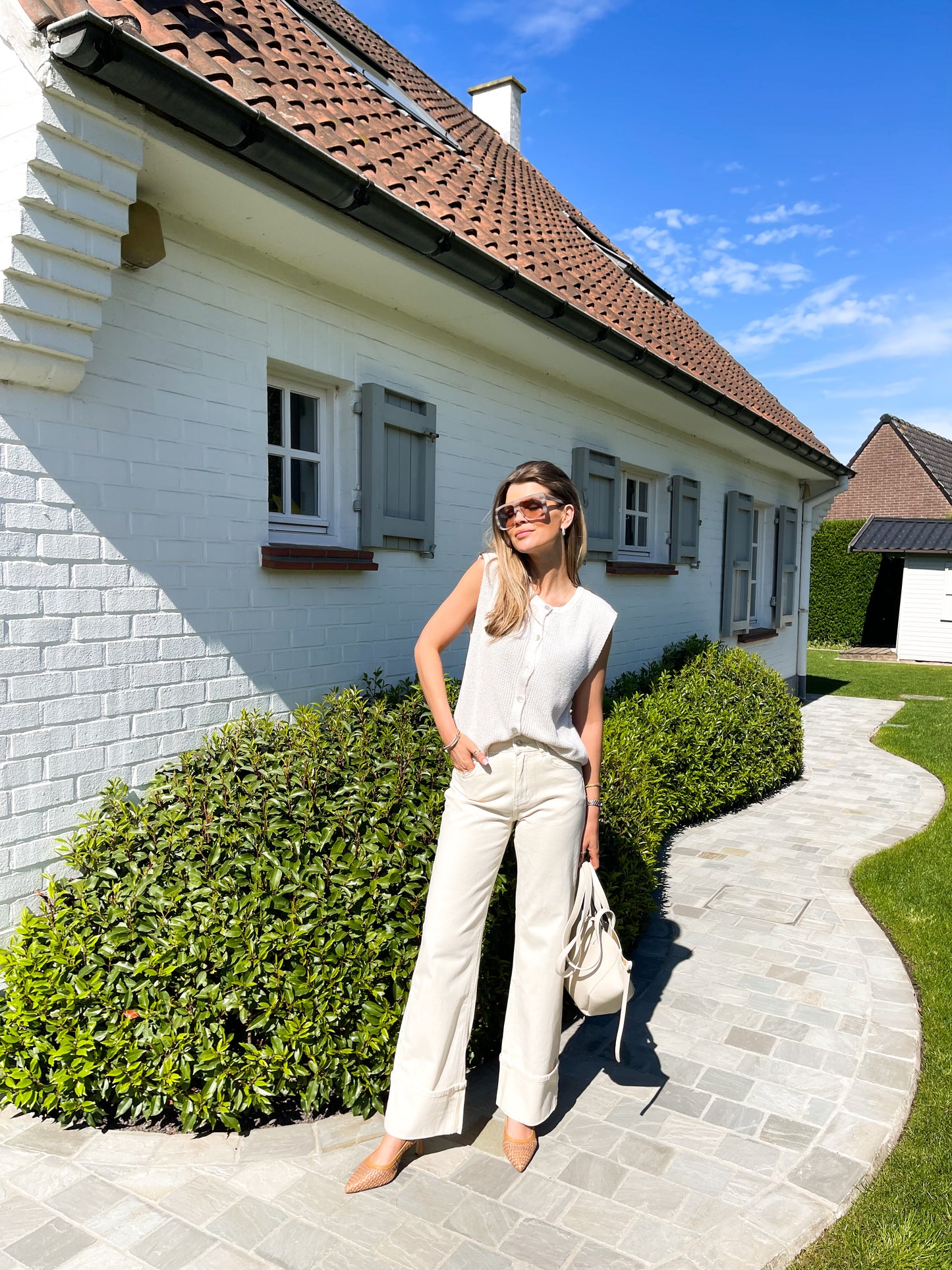 Léa top beige