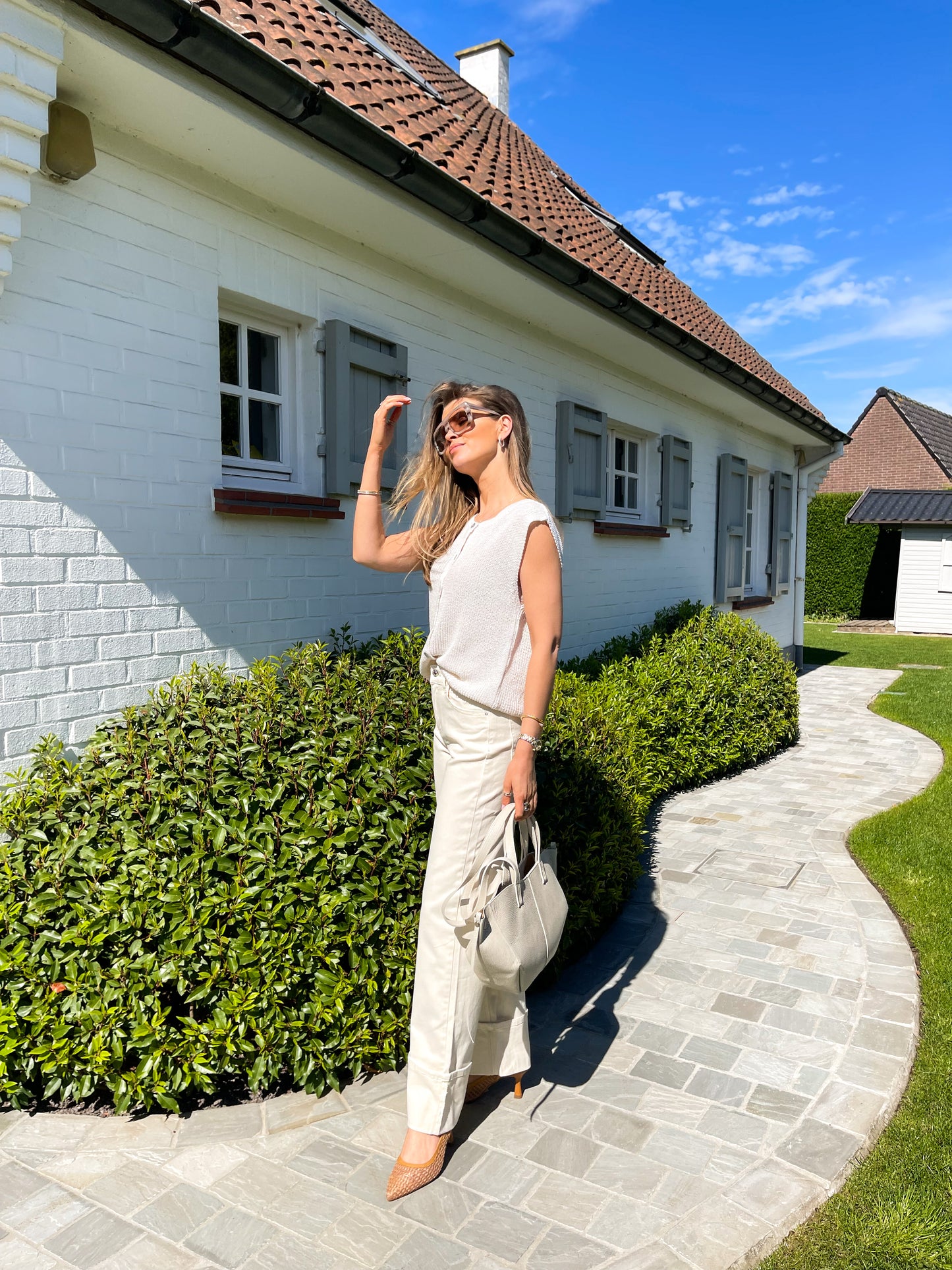 Léa top beige