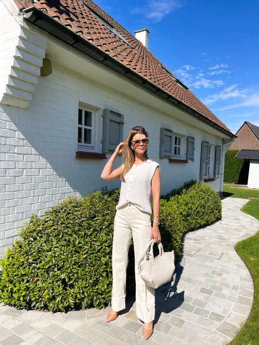 Léa top beige
