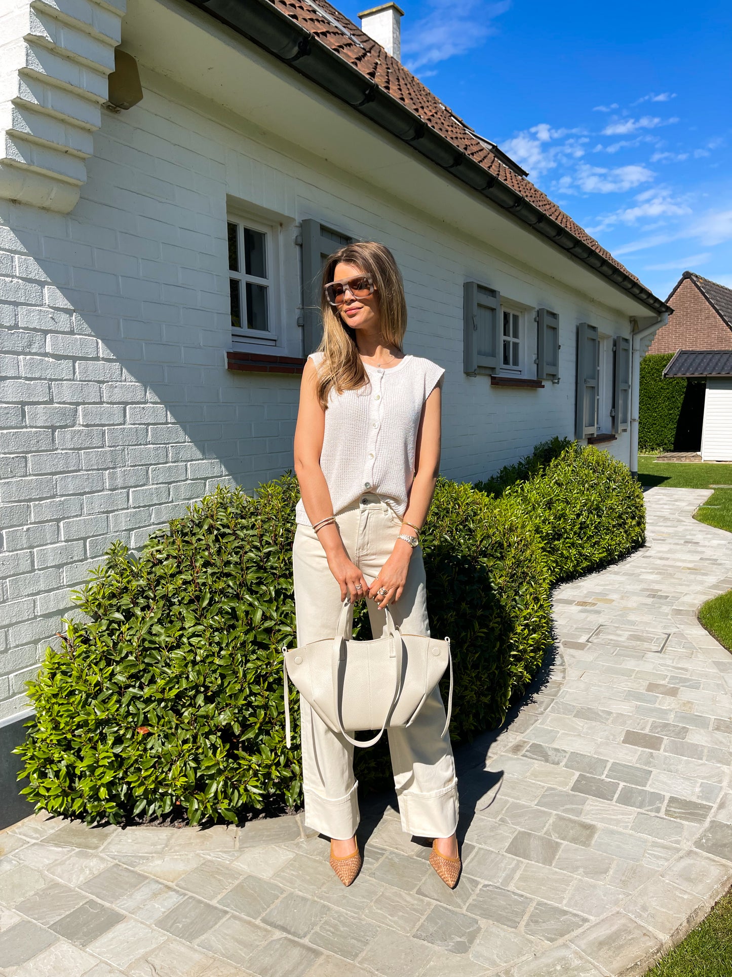 Léa top beige