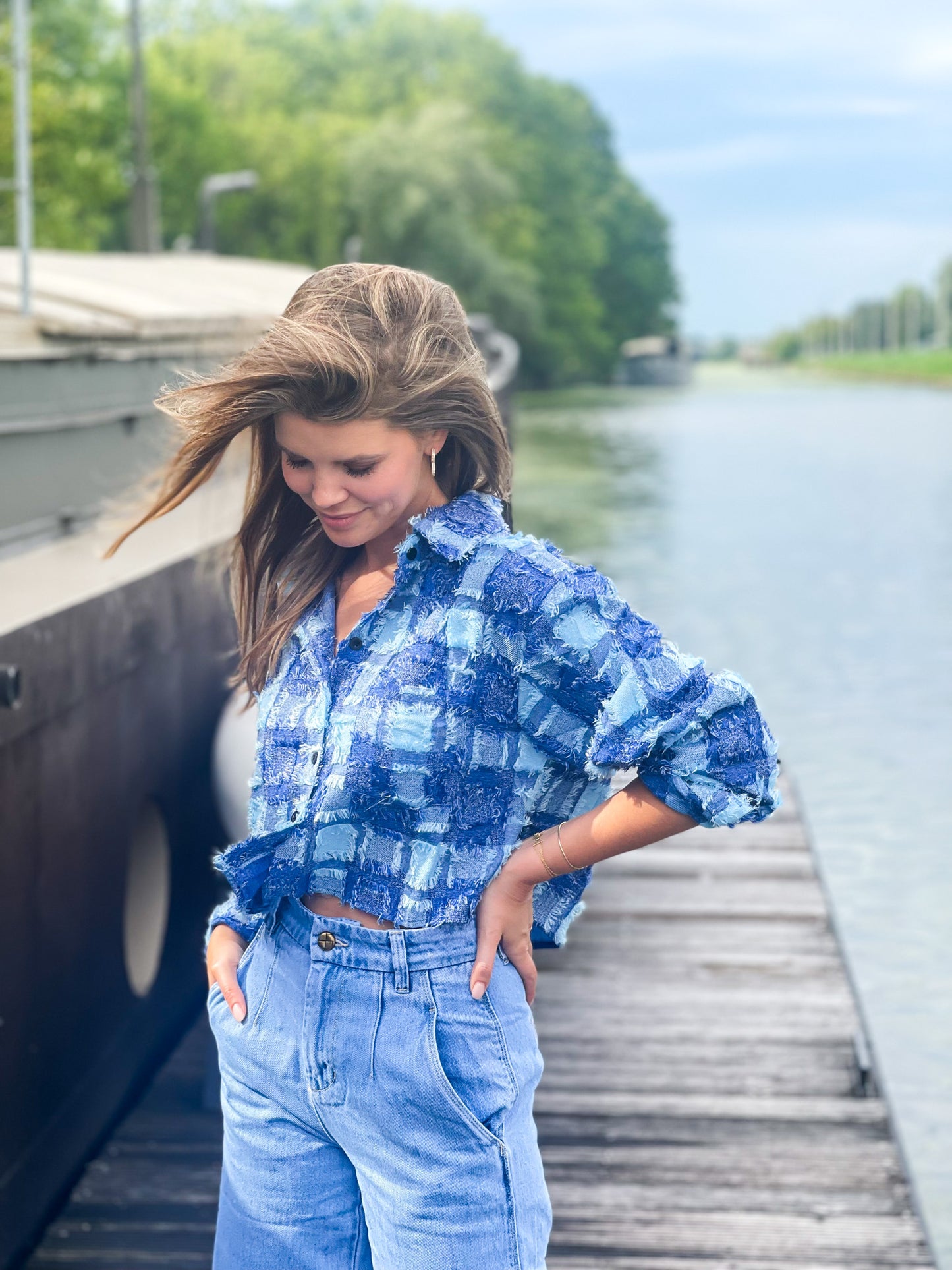 Tilly blouse blauw